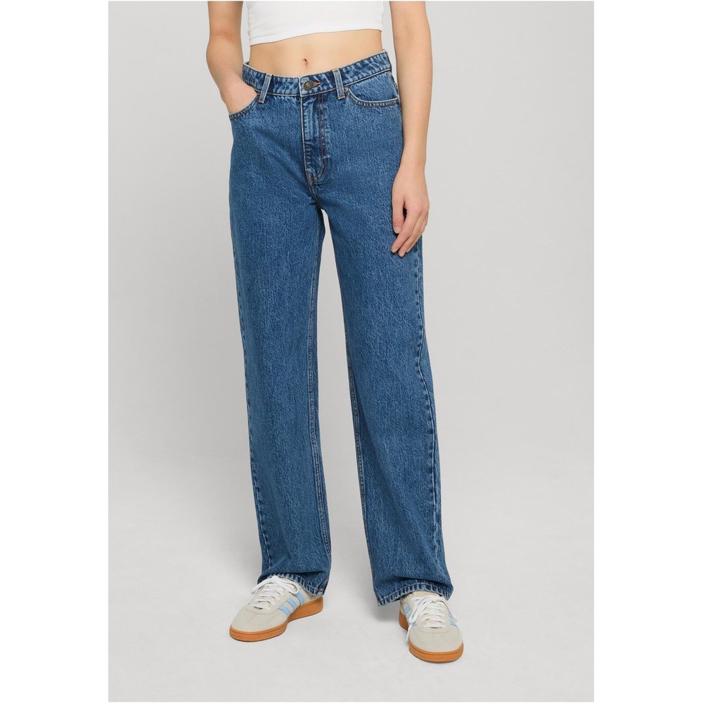 Urban Classics - Mom Jeans Pants standard fit - Blue
